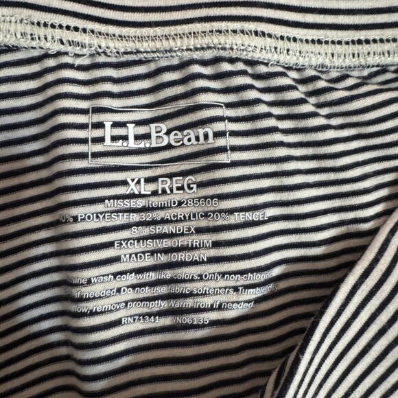 L.L.Bean striped lounge/thermal pants 🤍 XL. - Picture 7 of 7